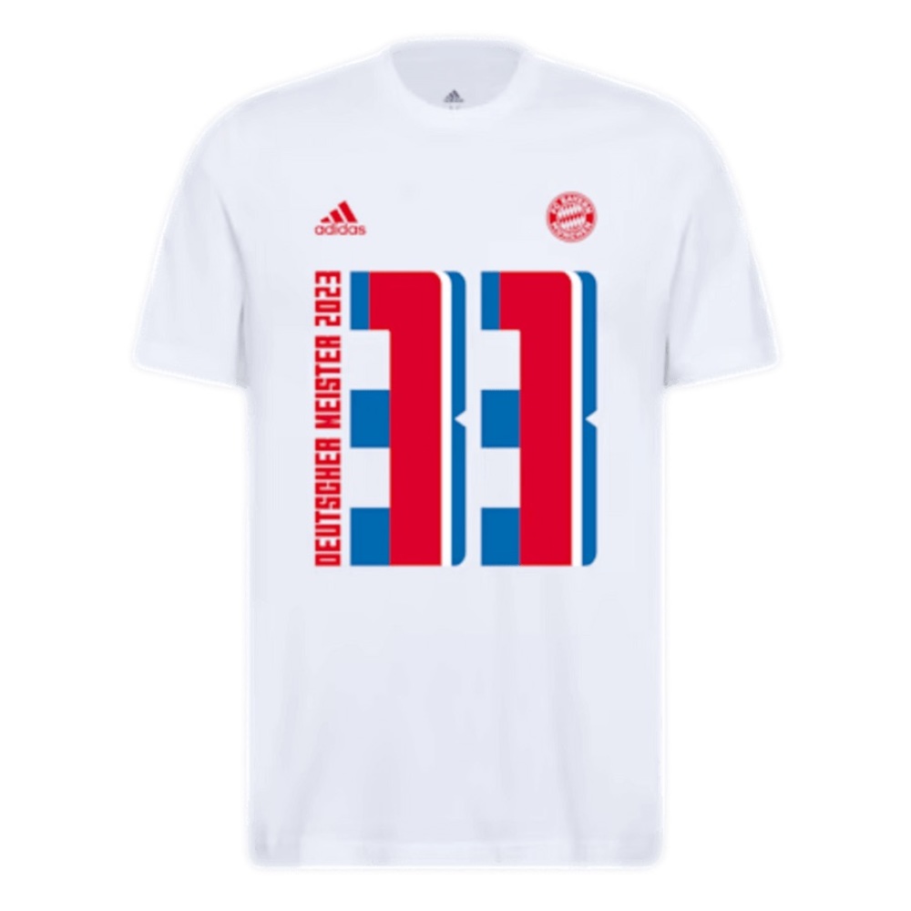 🇩🇪Adidas Bayern Munich 2023 Bundesliga Champions Tee - Picture 2 of 8